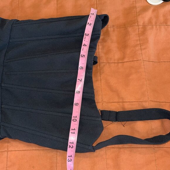 Ladies Oh Polly Corset Dress Size 8 Black Boned Going Out Mini Dress 2 - Picture 6 of 8